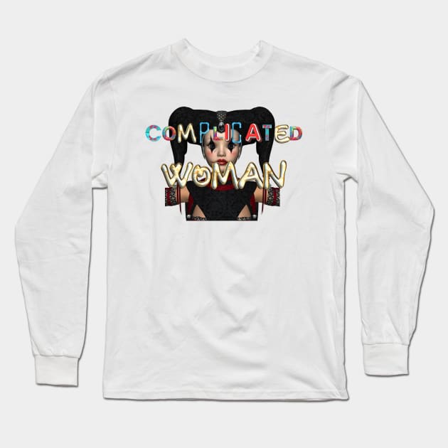 Complicated Woman Long Sleeve T-Shirt by teepossible